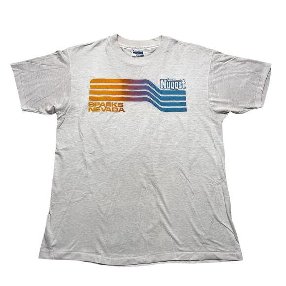 Vintage 80’s Nugget Reno Nevada T-shirt size Large Retro / retro / boho / casual - Picture 1 of 9